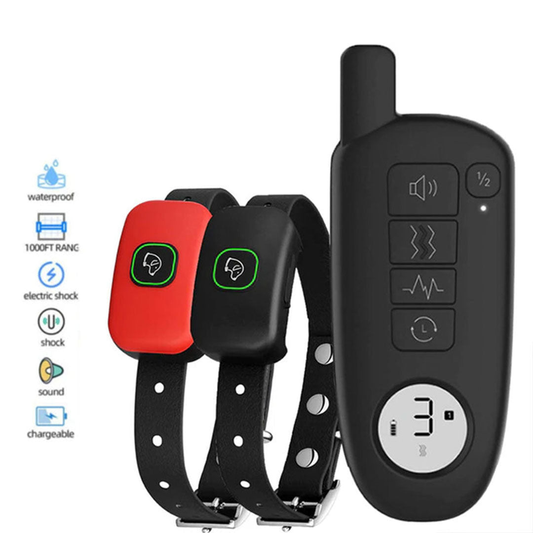 Rechargeable & Waterproof E-Collar with a 1312ft Range