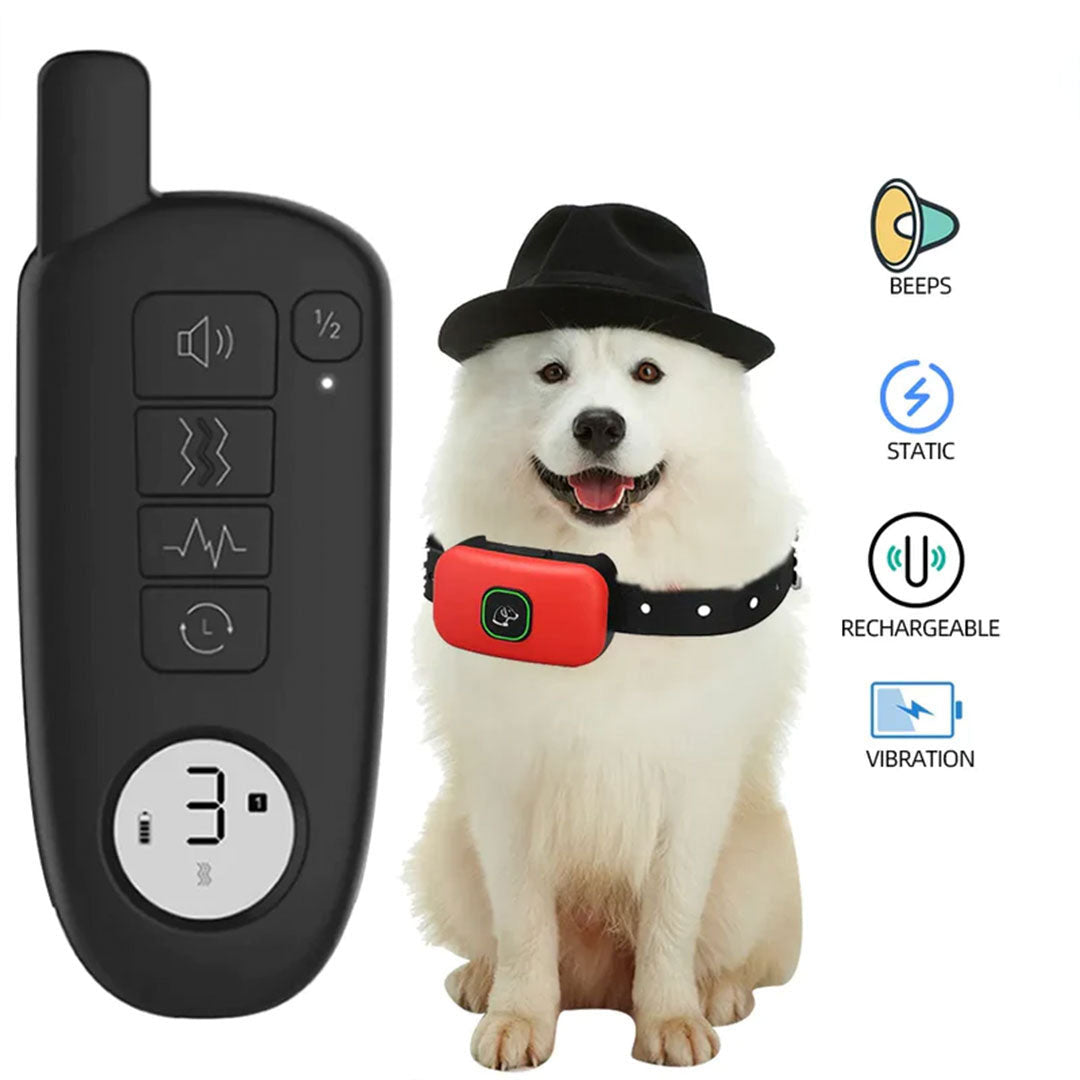 Rechargeable & Waterproof E-Collar with a 1312ft Range