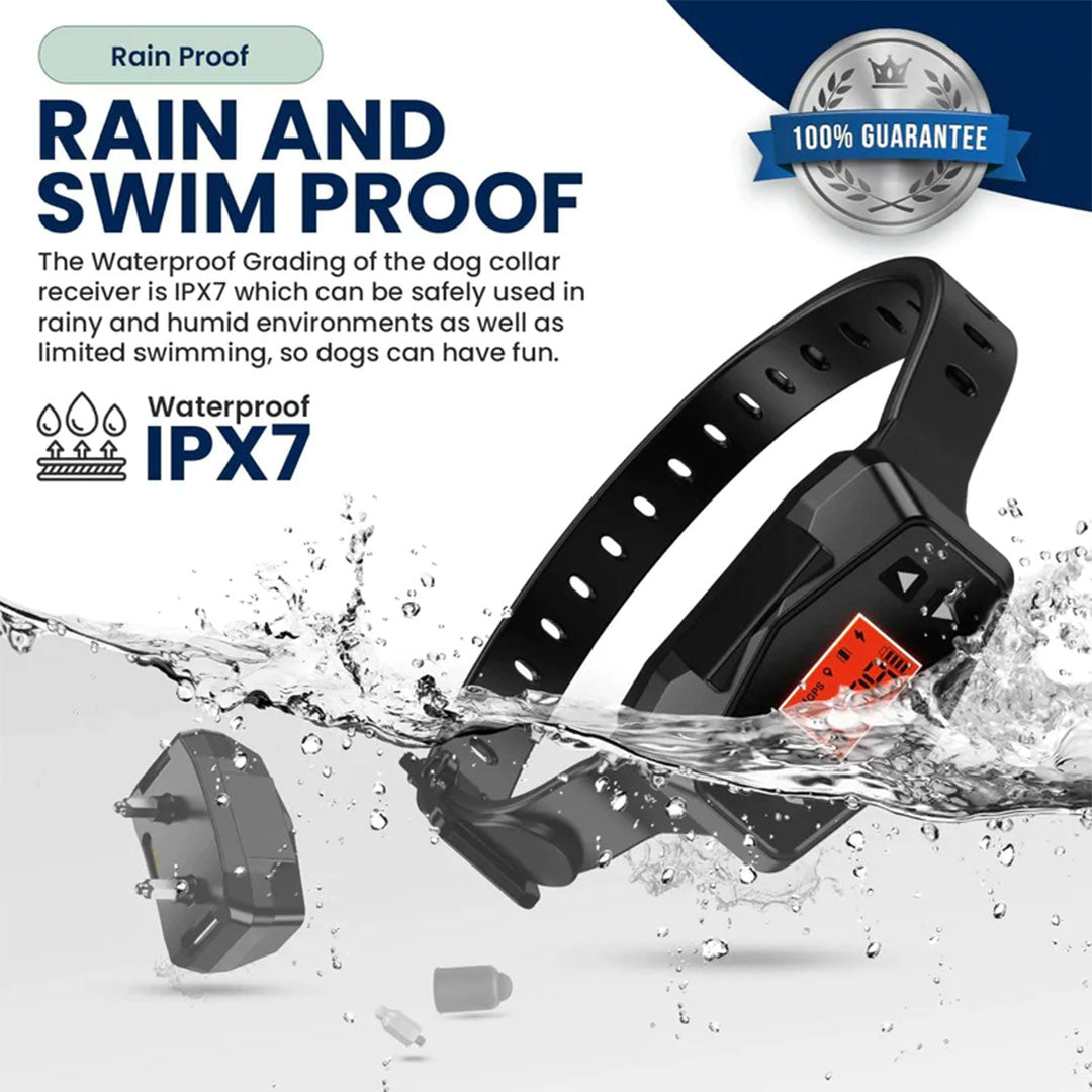 GPS Wireless Dog Fence Collar Containment System