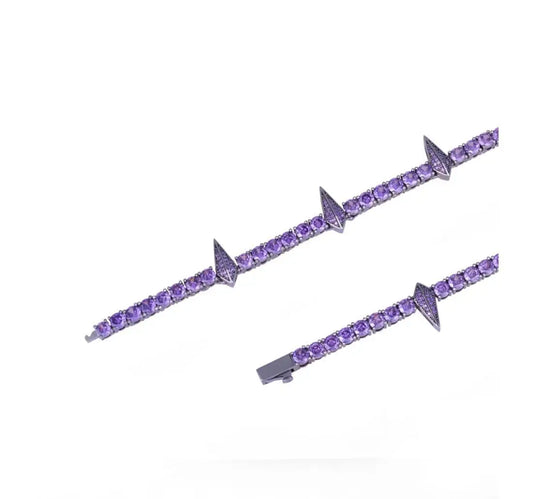 Black Panther Luxury Tennis Cuban Chain